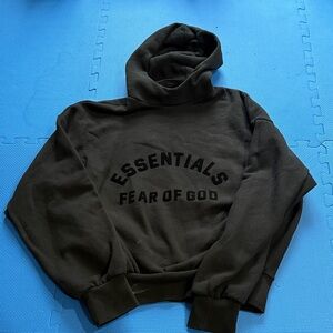 Black - Essentials Fear of God Hoodie XS